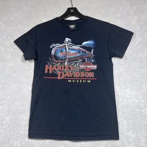 Harley Davidson Museum T-Shirt Mens Size Small Black Milwaukee, WI Short Sleeve